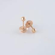 Topos Balin 3 mm Liso Oro Rosado 18k / NA152 / P: 0.4 gr