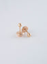Topos Balin 3 mm Liso Oro Rosado 18k / NA152 / P: 0.4 gr