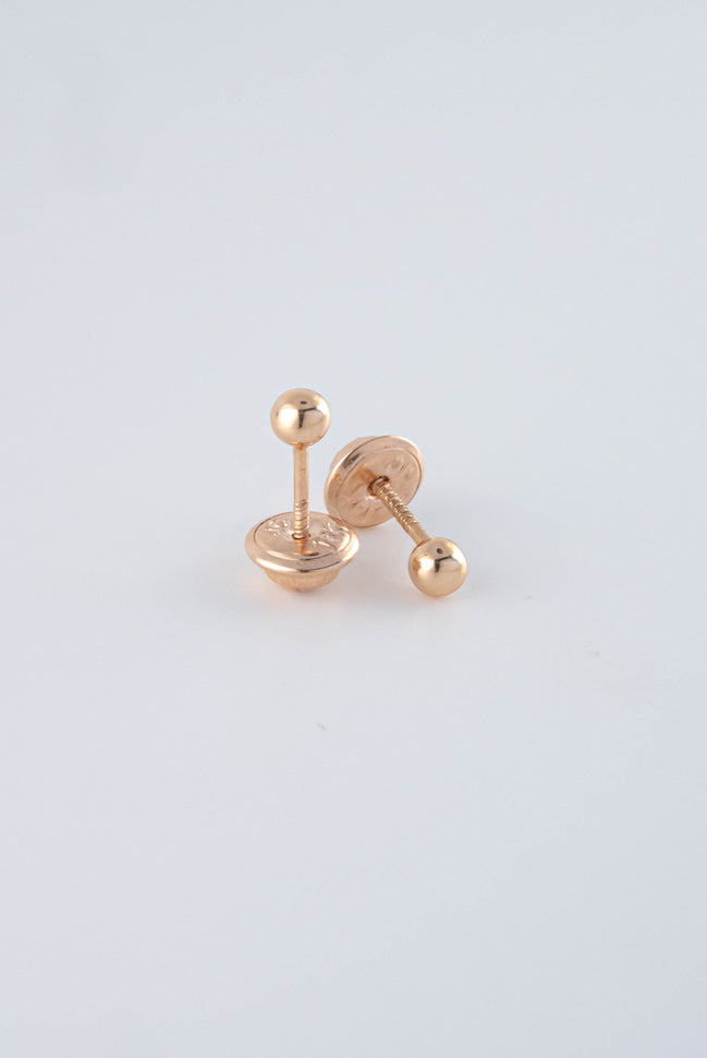 Topos Balin 3 mm Liso Oro Rosado 18k / NA152 / P: 0.4 gr