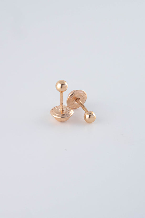 Topos Balin 3 mm Liso Oro Rosado 18k / NA152 / P: 0.4 gr