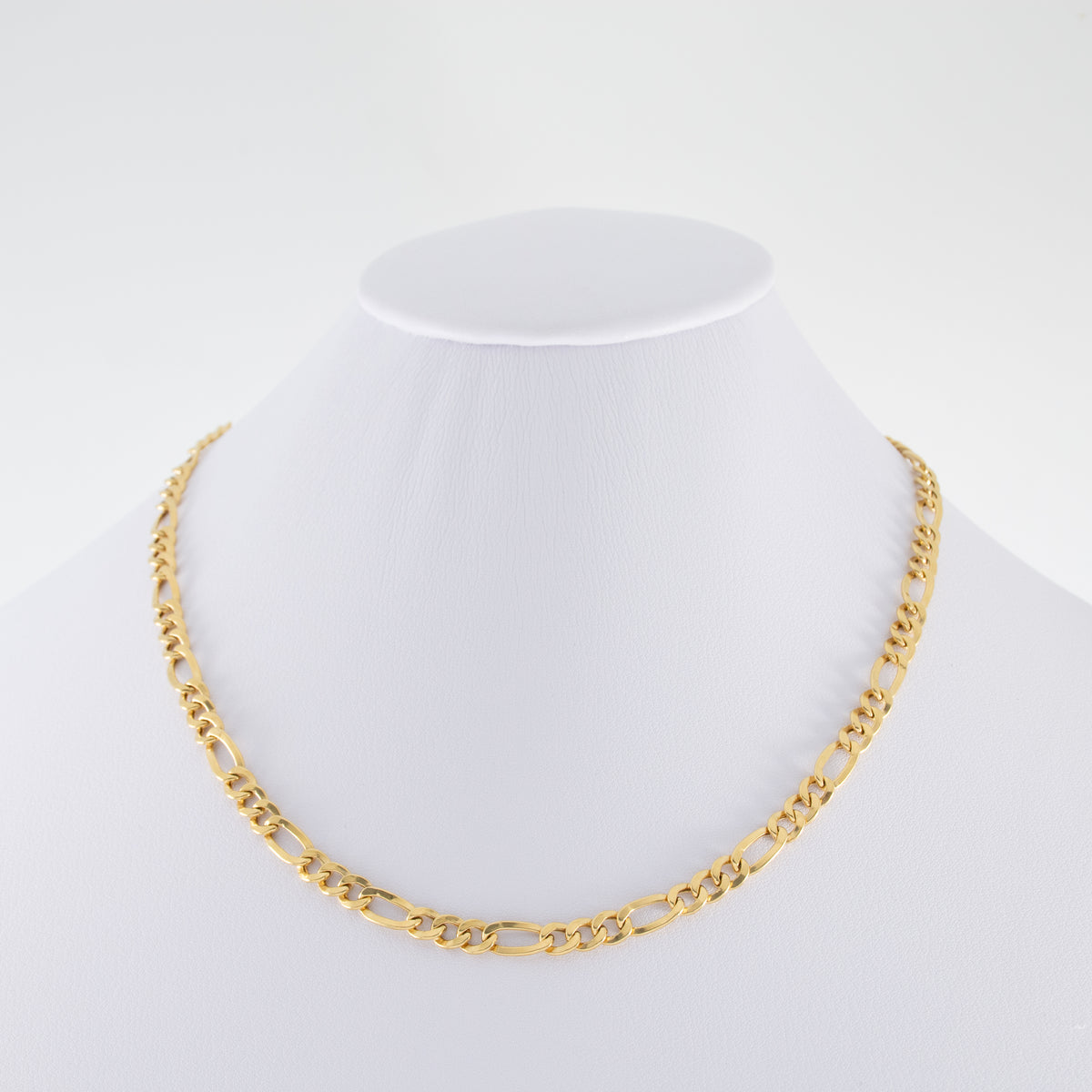 Cadena Figaro Oro Amarillo 18k / ITA10 / 45 cms / M: 5 mm / P: 8.1 gr