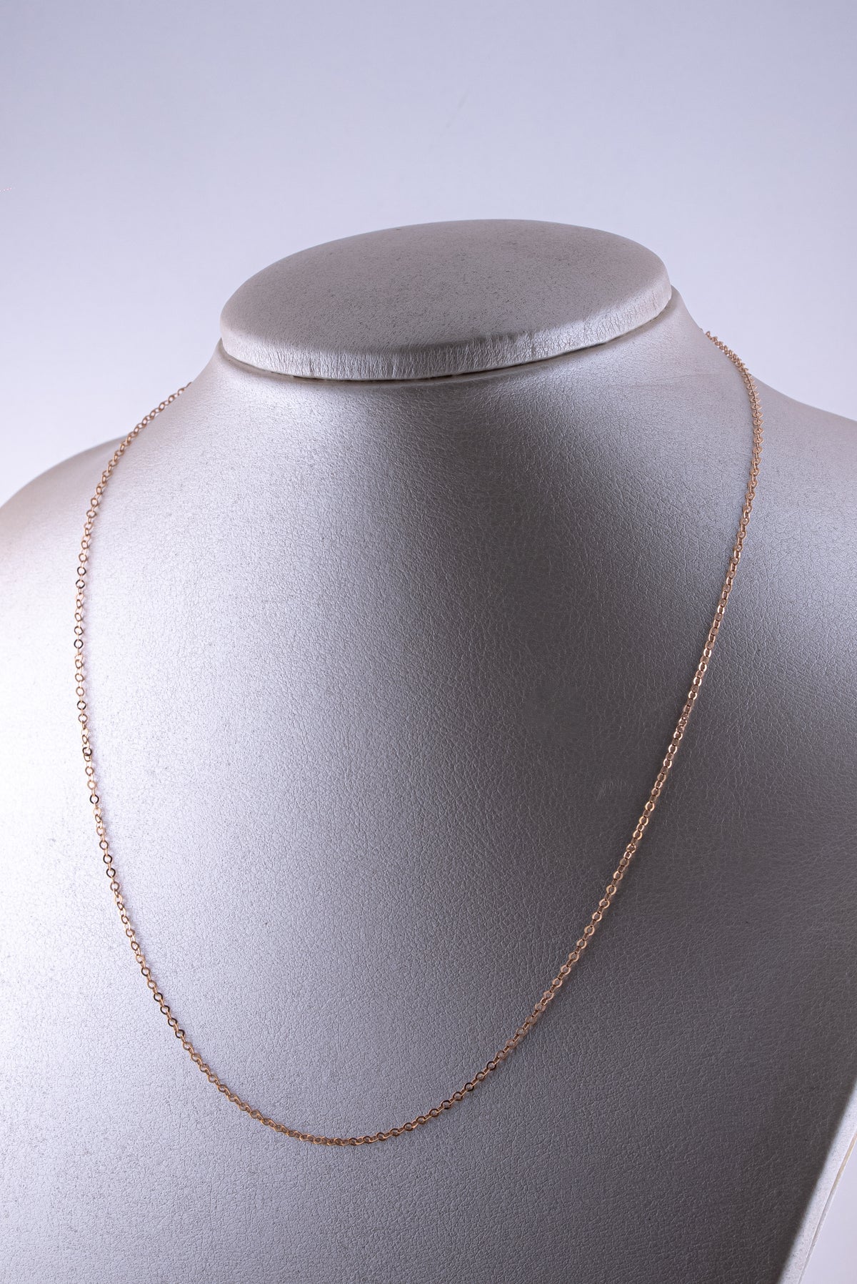 Cadena Roll on Oro Rosado 18 k / ITA121/ 50 cms / P: 2 gr
