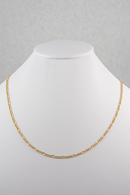 Cadena Figaro Oro Amarillo 18k / ITA11 / M: 3 mm / P: 2,2 gr