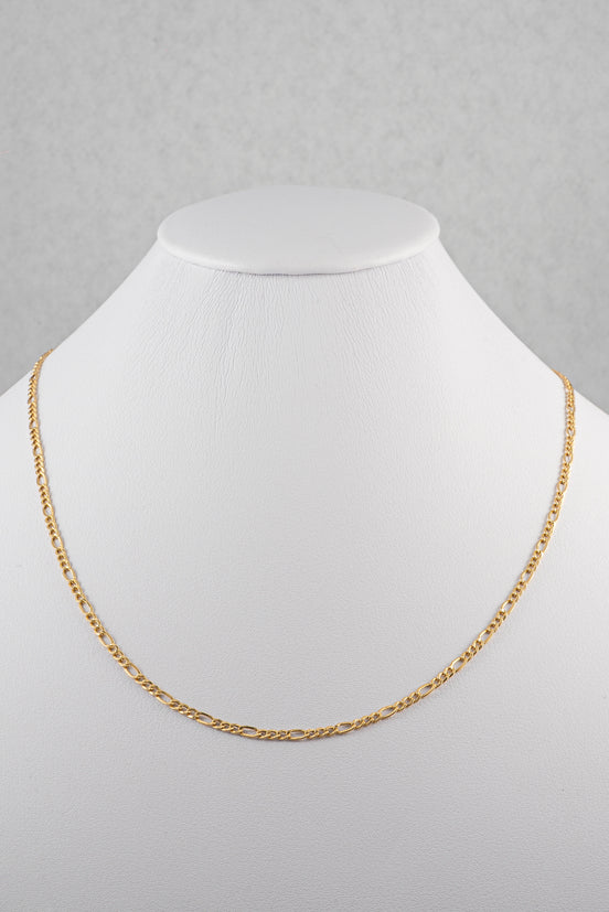 Cadena Figaro Oro Amarillo 18k / ITA11 / M: 3 mm / P: 2,2 gr