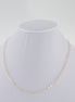 Cadena Eslabon Espejo Oro Amarillo 18k / ITA199 / 45 cms / M: 2mm / P: 1 gr