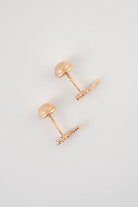 Topos Trebol 18k oro rosado / 1 gr - M: 9 mm Nacional