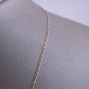 Cadena Escalera Tres Oros 18k / ITA79 / 45 cms / P: 1,5 gr
