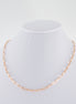 Cadena Paper Clip Oro Rosado 18k / ITA120 / 45 cms / M: 3.2 mm / P: 4.5 gr