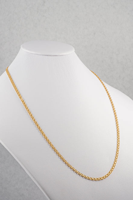 Cadena Bismark Oro Amarillo 18k / ITA74 / 60 cms / M: 3.5 mm / P: 6,1 gr