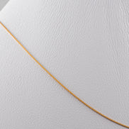 Cadena Veneciana Oro Amarillo 18k -/ ITA87 / 40 cms / M: 1 mm / P: 1.5 gr