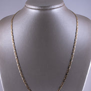 Cadena Escalera Tres Oros 18k /ITA84 / 60 cms / P: 18,7 gr