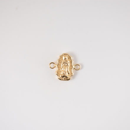 Herraje Virgen Guadalupe Oro Amarillo 18k / NA100 / A: 1.5 cms / P: 0.5 gr