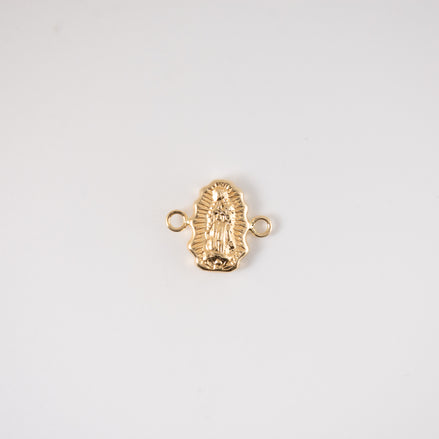 Herraje Virgen Guadalupe Oro Amarillo 18k / NA100 / A: 1.5 cms / P: 0.5 gr