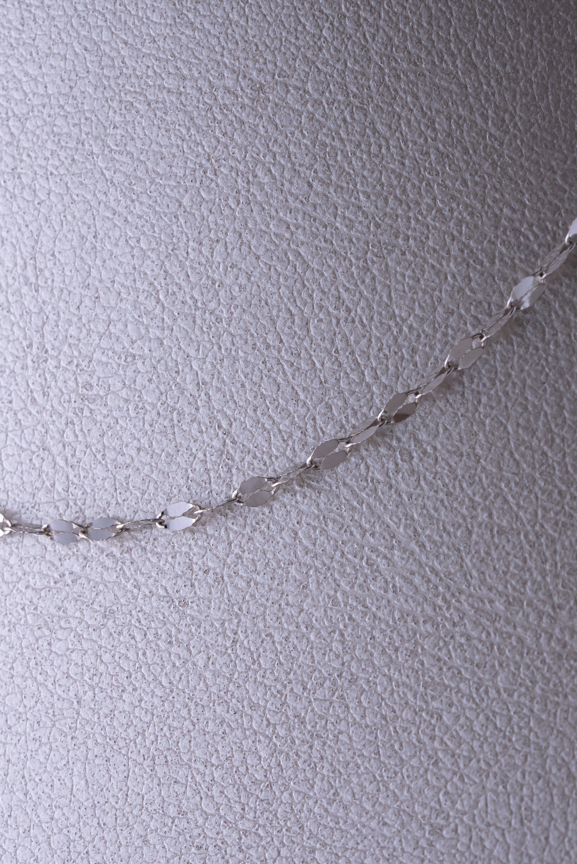 Cadena Eslabon Espero Oro Blanco 18k / ITA188 / 40 cms / P: 1 gr