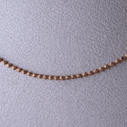 Cadena Mini Militar Oro Rosado 18k / ITA239 / 45 cms / P:2,8 gr