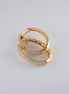 Candongas Circones Oro Amarillo 18k / NA08 / M: 1,6 cms / P: 5.5 gr
