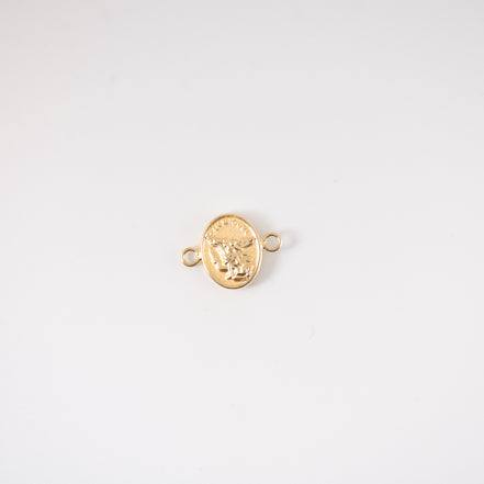 Herraje San Miguel Arcangel Oro Amarillo 18k / NA100 / A: 1.5 cms / P: 0.5 gr