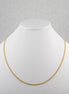 Cadena Cubana Oro Amarillo 18k / ITA31 / 50 cms / M: 3 mm / P: 2,42 gr
