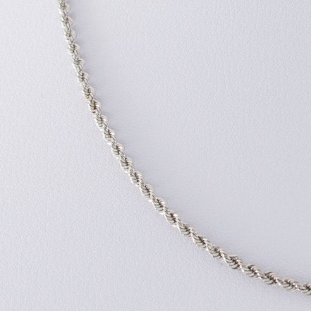 Cadena Lazo San Francisco Oro Blanco 18k / ITA229 / 45 cms / M: 2.2 mm / P: 2.7 gr