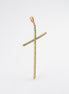 Dije Cruz Circones Verdes Oro Rosado 18k / NA102/ M: 6cms x 2.6 cms / P: 2,5 gr