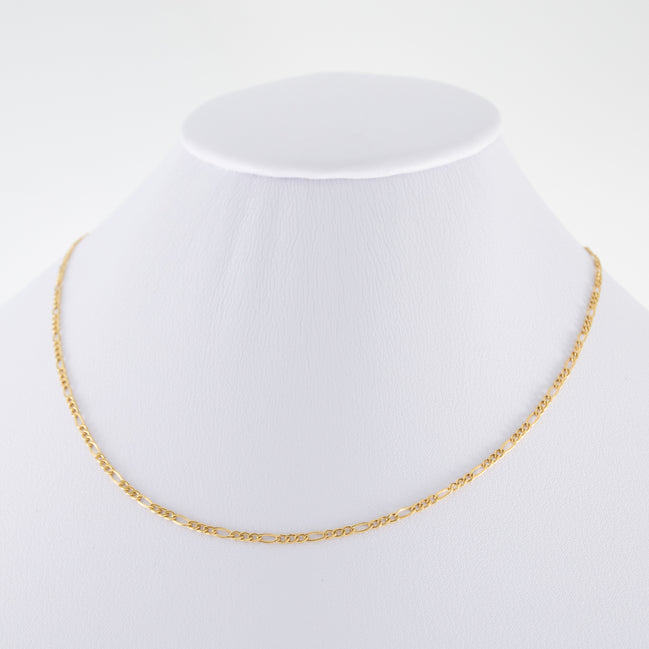 Cadena Figaro Oro Amarillo 18k / ITA07 / 40 cms / M: 2mm / P: 1.5 gr