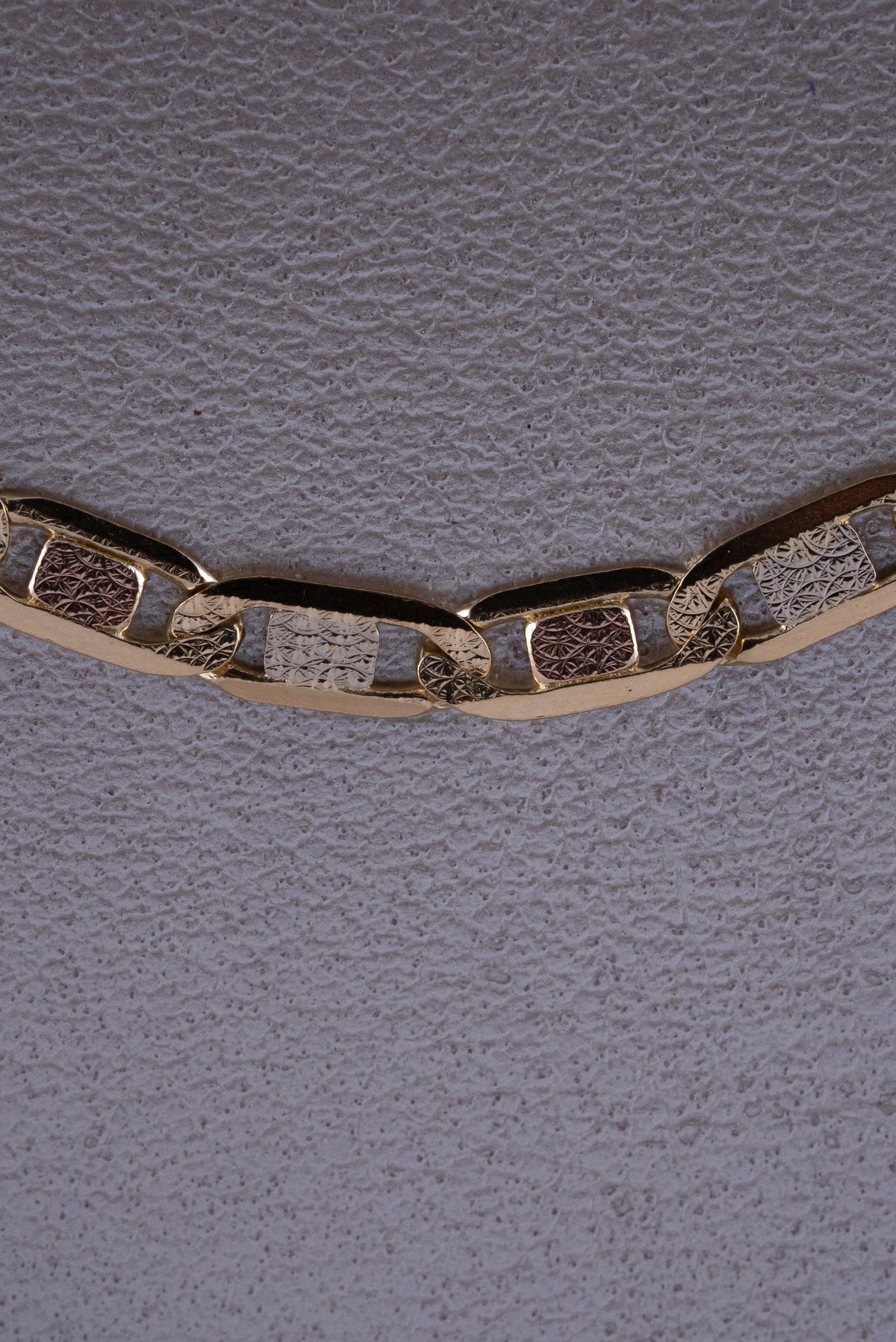 Cadena Escalera Tres Oros 18k /ITA84 / 60 cms / P: 18,7 gr