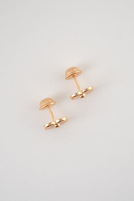 Topos Trebol Oro Rosado 18k /NA09 / M: 9 mm x 9 mm / P: 1 gr