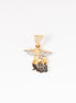 Dije San Miguel Arcangel Oro Amarillo 18k / NA102 / M: 2.5 cms x 2 cms / P: 3 gr