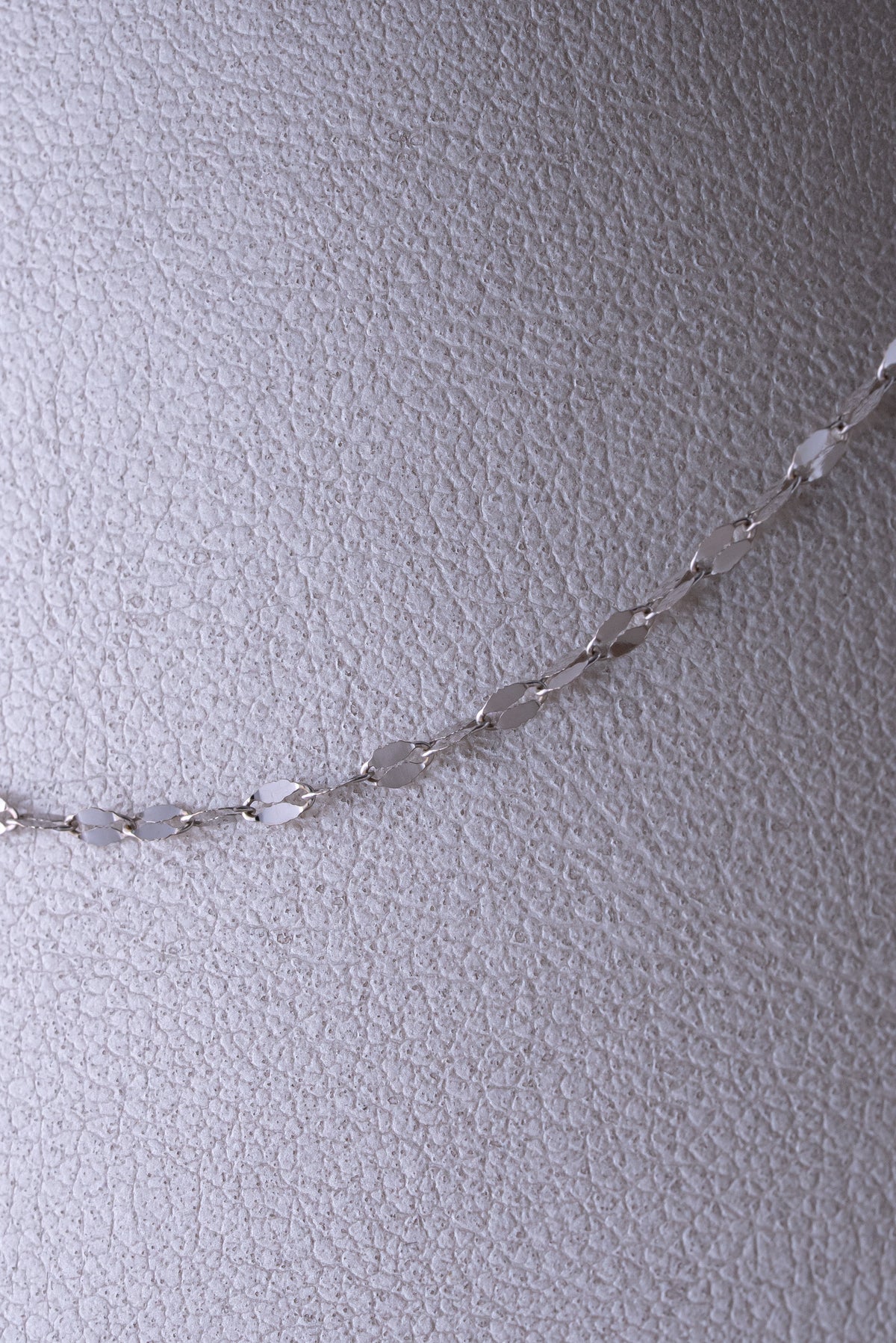Cadena Eslabon Espero Oro Blanco 18k / ITA188 / 40 cms / P: 1 gr