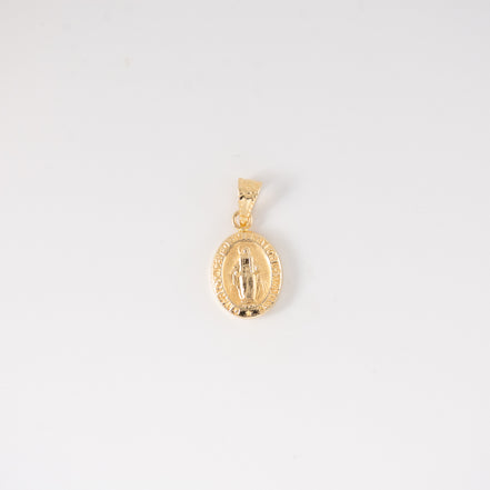 Dije Virgen Milagrosa Oro Amarillo 18k / NA102 / M: 1.8 cms x 1.2 cms / P: 0.6 gr