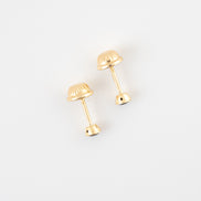 Topos Bisel Circon Negro Oro Amarillo 18k / NA15 / 3 mm x 3 mm  / P: 0,5 gr