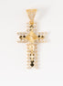 Dije Cruz Cristo Oro Amarillo 18k / NA102 / M: 4.5 cms x 2.2 cms / P: 5.3 gr