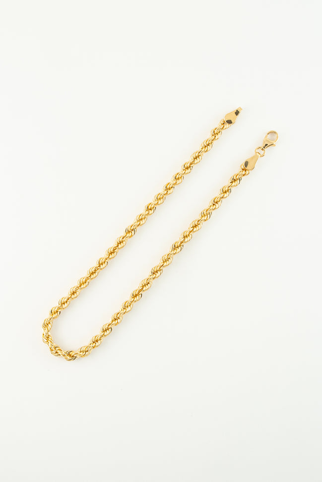 Pulsera Lazo San Francisco Oro Amarillo 18k /ITA65 / M: 19.5 cms x 4 mm / P: 3.6 gr