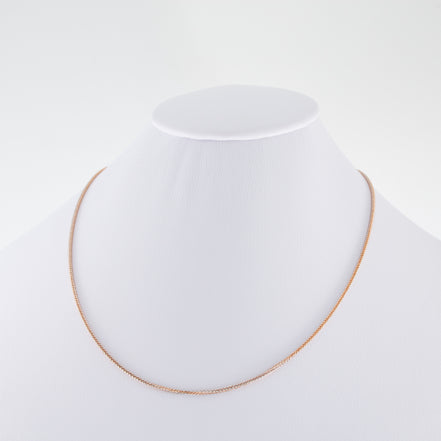Cadena Franco Bicolor 18k / ITA157 / 45 cms / M: 2 mm / P: 2.1 gr