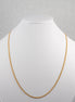 Cadena Cubana Oro Amarillo 18k / ITA33 / 60 cms / M: 3 mm / P: 3 gr