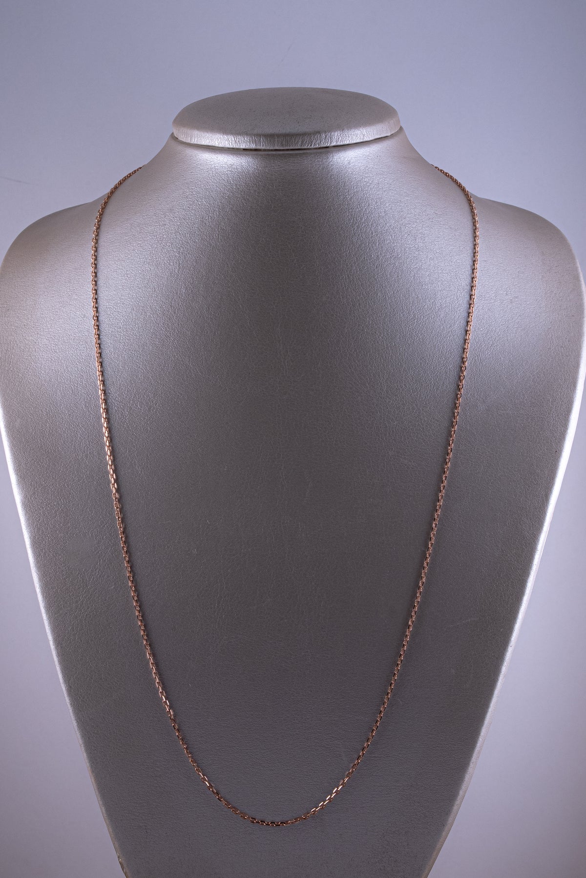 Cadena Forzatina Oro Rosado 18k  /ITA186 / 70 cms / P: 8 gr