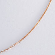 Cadena Franco Bicolor 18k / ITA157 / 45 cms / M: 2 mm / P: 2.1 gr