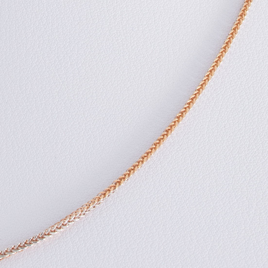 Cadena Franco Bicolor 18k / ITA157 / 45 cms / M: 2 mm / P: 2.1 gr