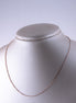 Cadena Veneciana Bicolor Diamantada ( Oro Blanco - Rosado ) 18k / ITA99 / 45 cms / P:4,8 gr