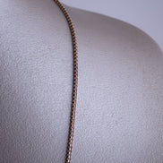 Cadena Veneciana Bicolor Diamantada ( Oro Blanco - Rosado ) 18k / ITA106 / 70 cms / P: 11,9 gr
