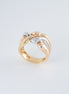 Anillo Liso Tres Oros (Amarillo- Rosado- Blanco) 18k / NA49 / T: 7 / P: 8,8 gr