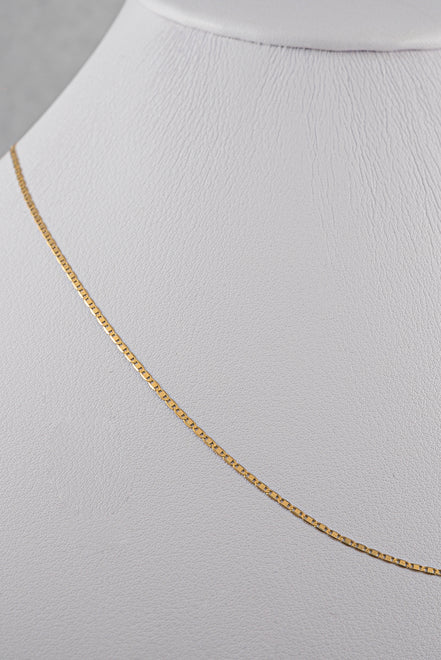 Cadena Escalera Oro Amarillo 18k /ITA79/ 45 cms / P: 1,4 gr