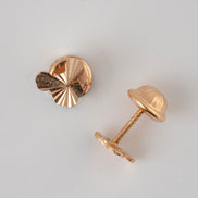 Topos Mickey Diamantado Oro Rosado 18k / NA09 / M: 6 mm x 5 mm / P: 0,6 gr