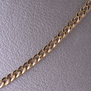 Cadena Cubana 3 mm 18k oro amarillo / 2,19 gr - 45 cms - Italiano