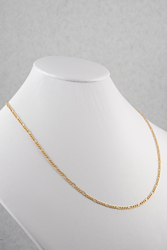 Cadena Figaro Oro Amarillo 18k / ITA11 / M: 3 mm / P: 2,2 gr