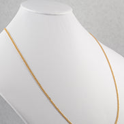 Cadena Cubana Oro Amarillo 18k / ITA33 / 60 cms / M: 3 mm / P: 3 gr
