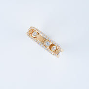 Anillo Circones Oro Amarillo 18k / ITA71 / T: 7 / P: 3,3 gr