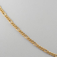 Cadena Figaro Oro Amarillo 18k / ITA09 / 45 cms / M: 3 mm / P: 2.2 gr