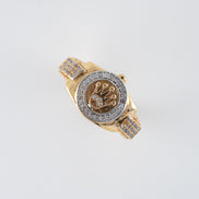 Anillo Oro Amarillo 18k Circones / NA57 / T: 10 / Peso: 9 gr
