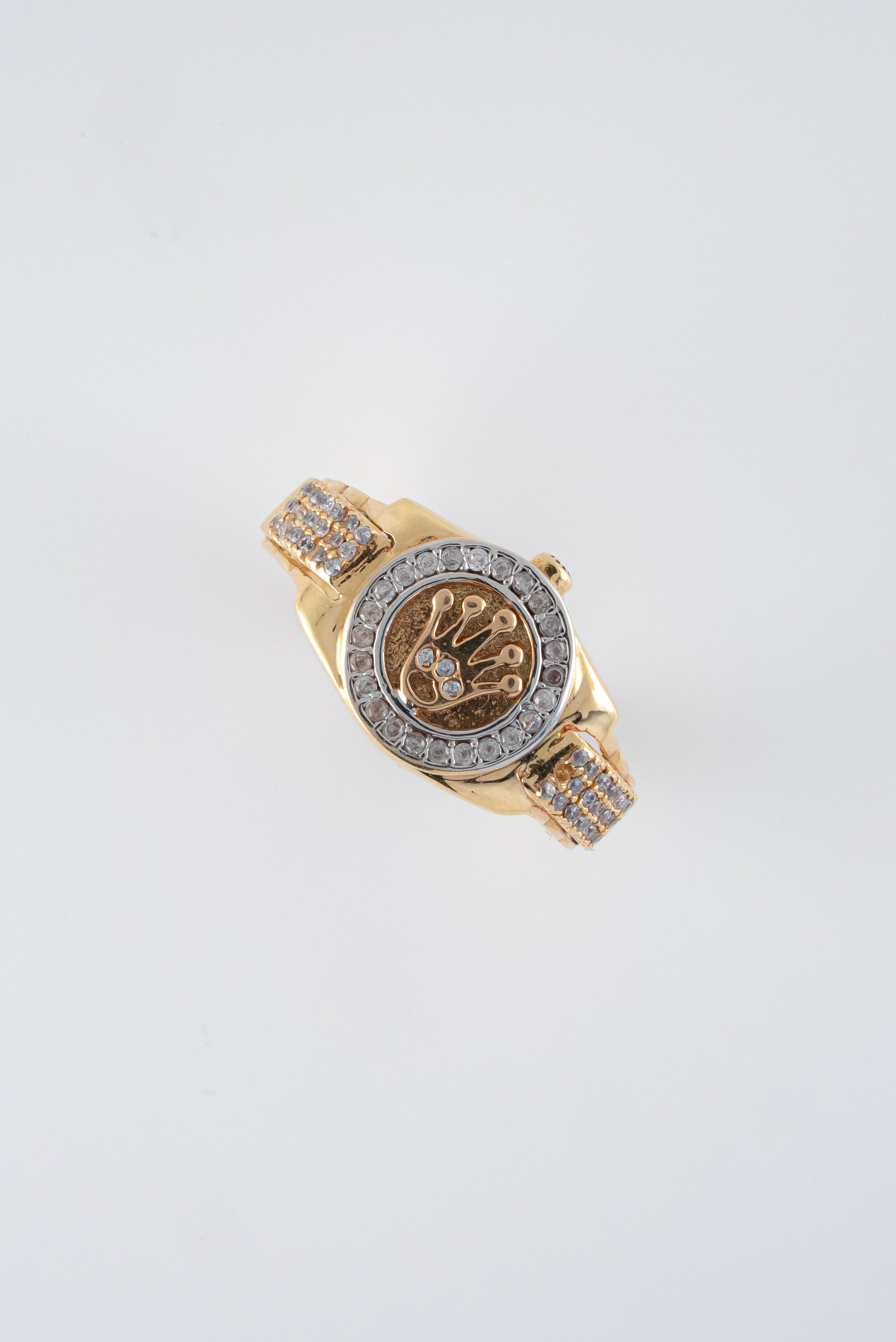 Anillo Oro Amarillo 18k Circones / NA57 / T: 10 / Peso: 9 gr